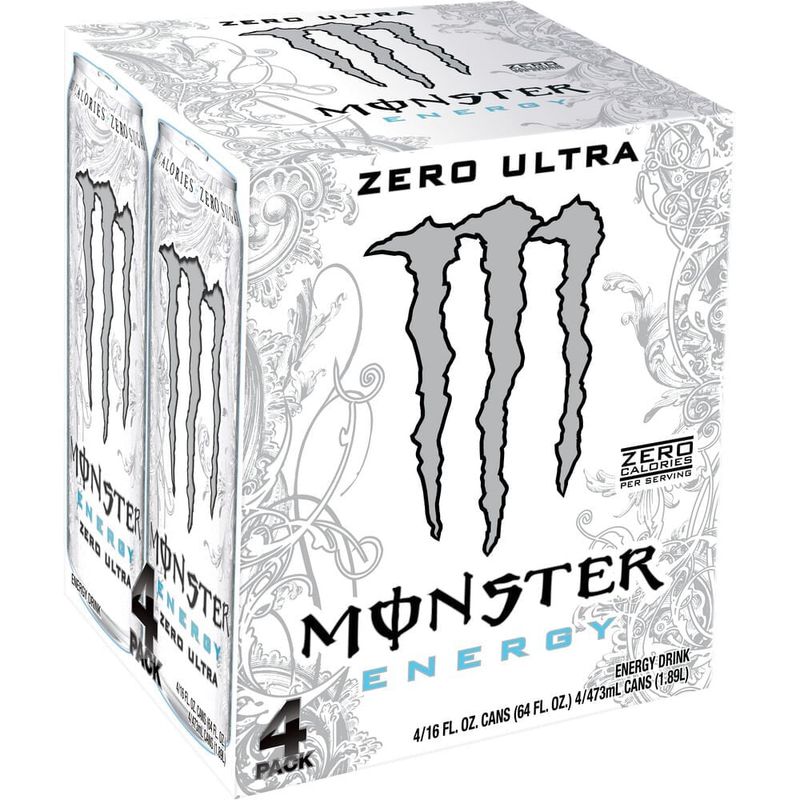 Bautura energizante Monster Energy Ultra, 4 x 0.5 l