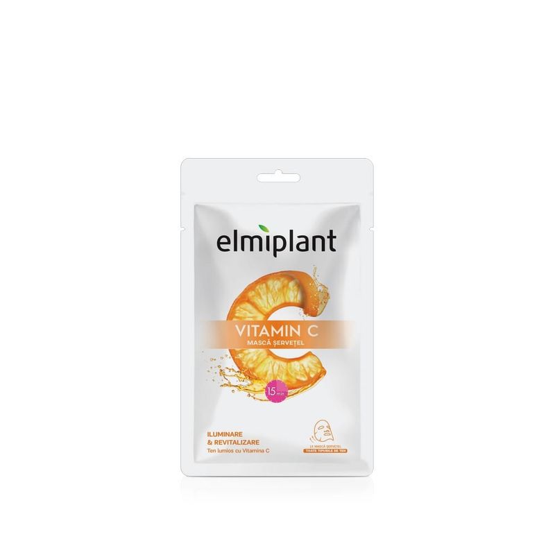 Masca servetel cu vitamina C Elmiplant, 20ml