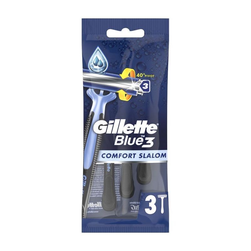Aparate de ras de unica folosinta Gillette Blue3 Confort Slalom, 3 buc