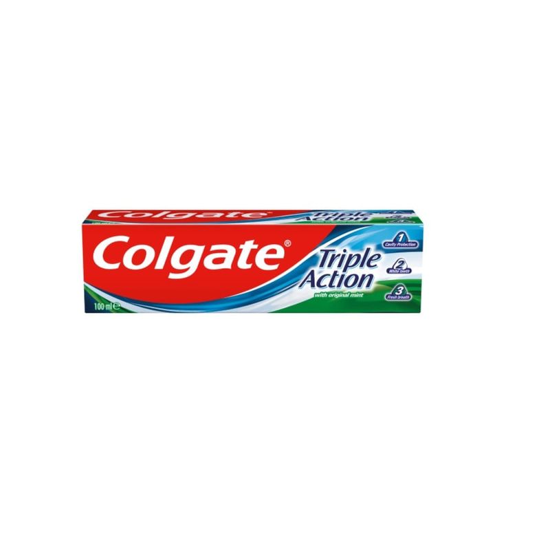 Paste de dinti Colgate Triple Action, 100 ml