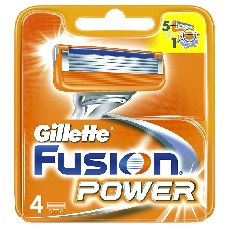 Aparate de ras Gillette Fusion Power, 4 bucati