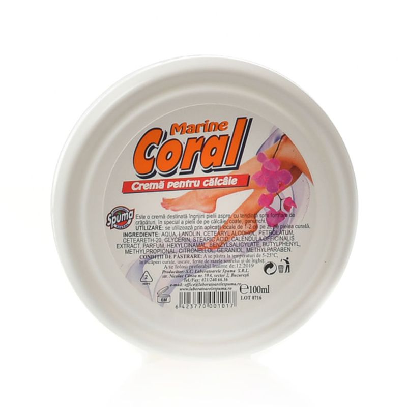 Crema pentru calcaie Marine Coral 100 ml