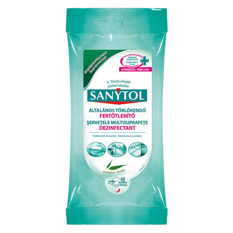 Servetele dezinfectante Sanytol multisuprafete 24 bucati
