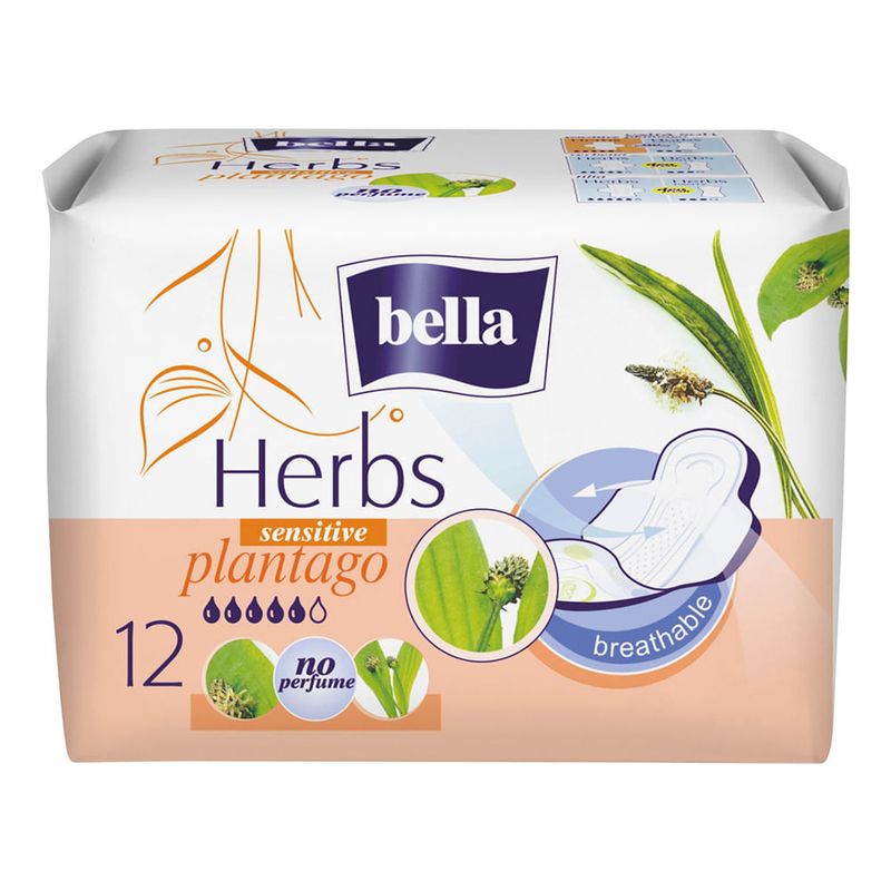 Absorbante Bella Herbs abs patlagina 12 bucati