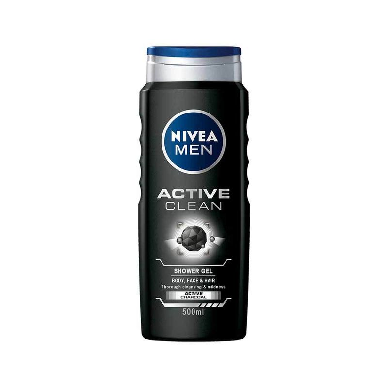 Gel de dus Nivea Men Active Clean, 500ml