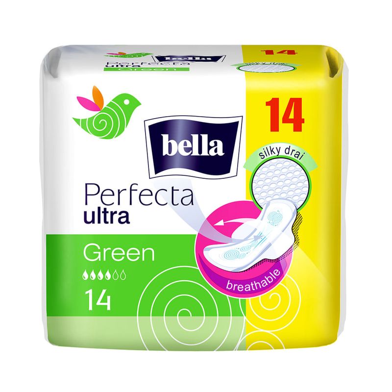 Absorbante Bella Perfecta Green, 14 bucati
