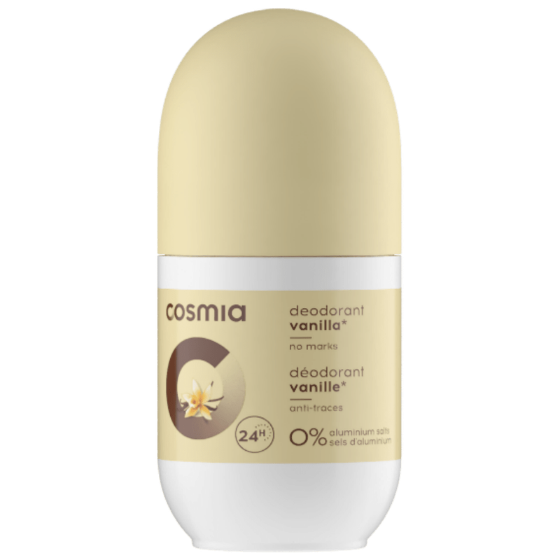 Deodorant Roll-On Cosmia cu parfum de vanilie 50ml