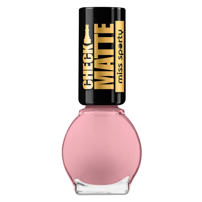 Lac de Unghii Miss Sporty Check Matte, 006 Pink Sweater, 7 ml