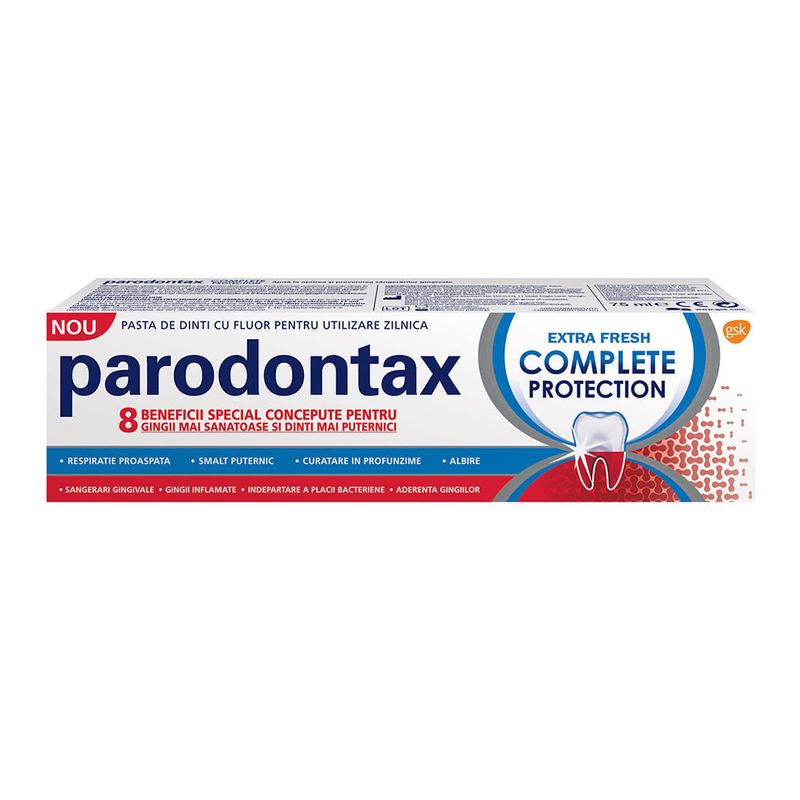 Pasta de dinti Parodontax Complete Protection Extra Fresh, 75 ml