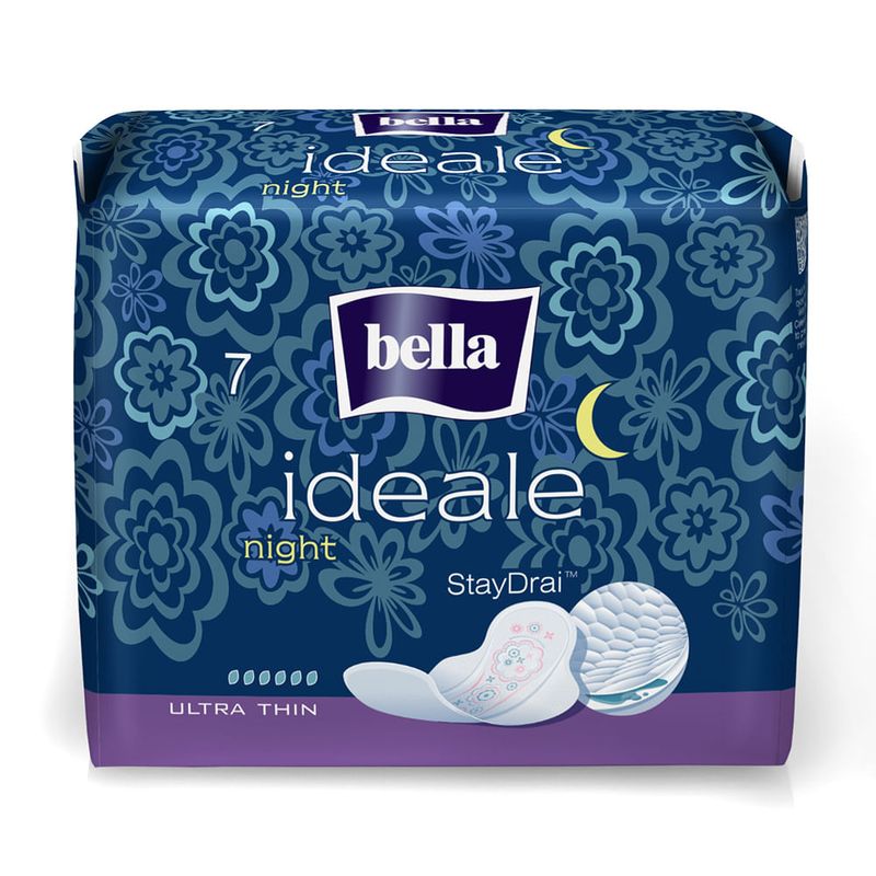 Absorbante igienice Bella Ideale Night Ultra Stay Drai 7 bucati