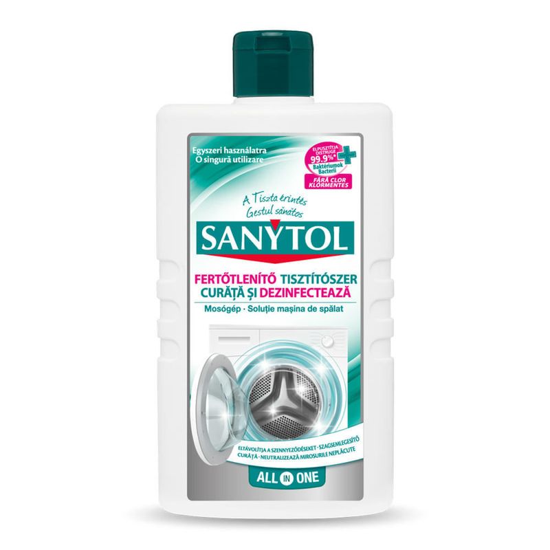 Dezinfectant pentru masina de spalat Sanytol, 250ml