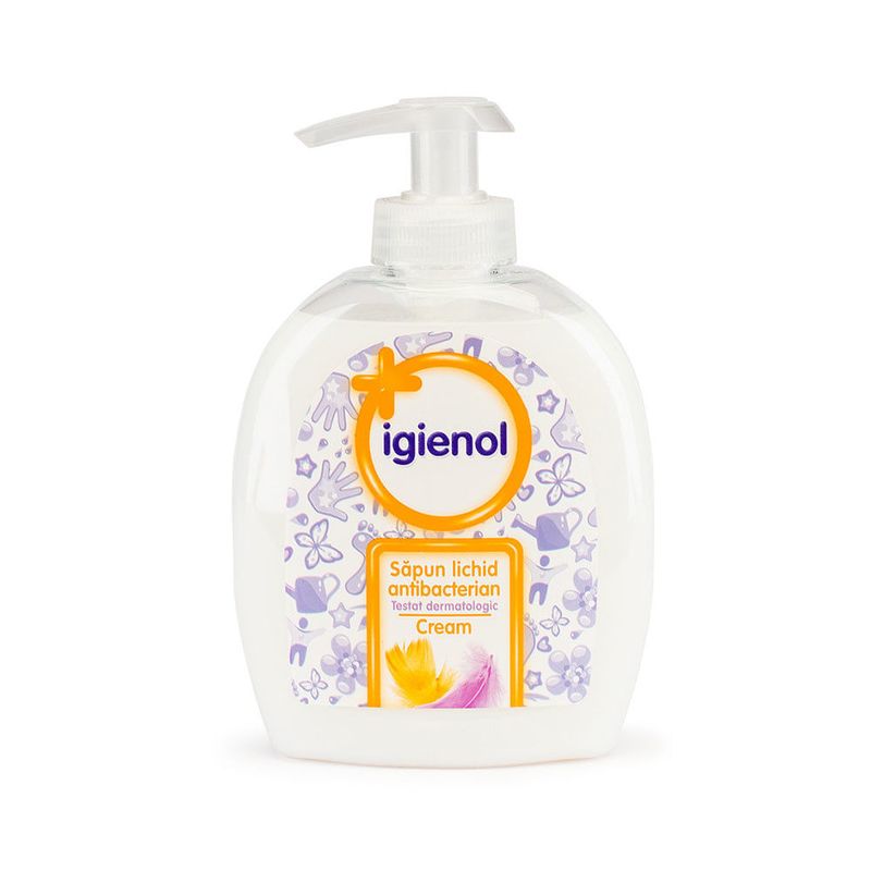 Sapun lichid antibacterian Cream Igienol, 300 ml