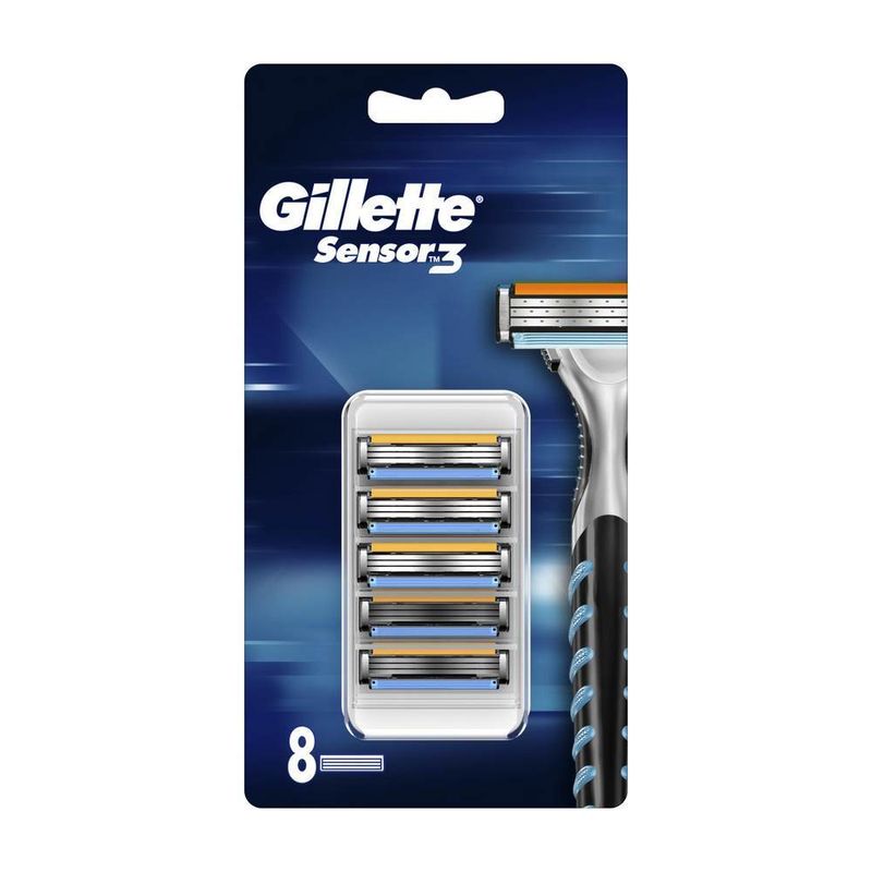 Rezerve aparat de ras Gillette Sensor 3, 8 buc
