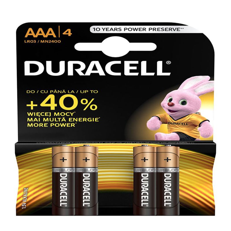 Baterie Duracell Basic AAAK4