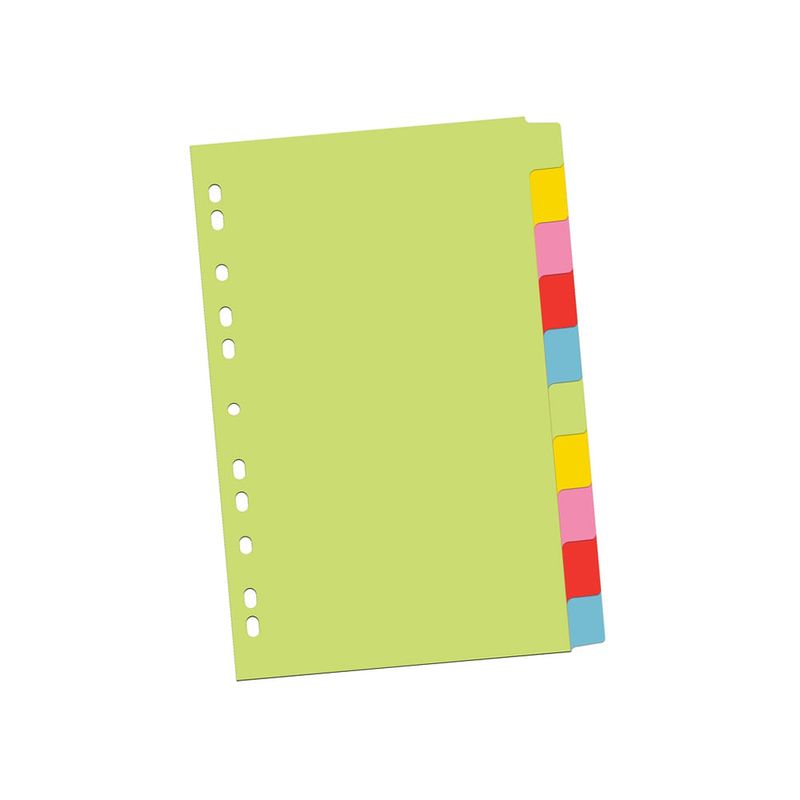 Index din carton cu 10 culori