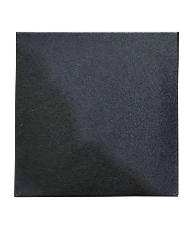 Panza neagra pentru pictura, intinsa pe sasiu de lemn, 30 x 30cm