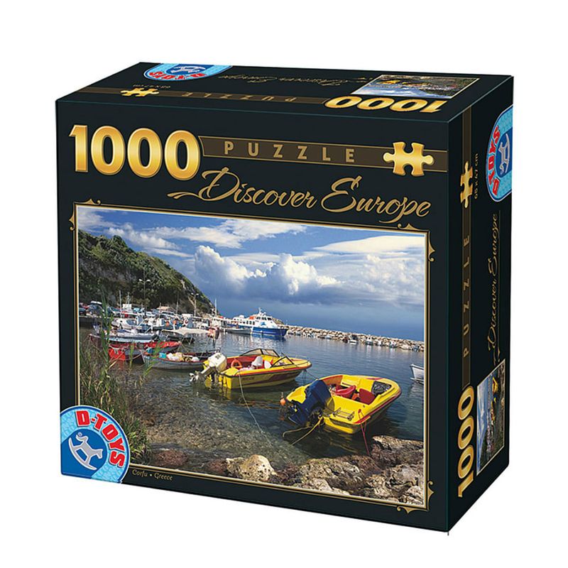 Puzzle 1000 D-Toys - Descopera Europa