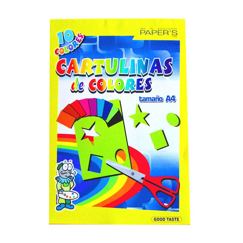 Carton color A4 10 coli, diverse culori