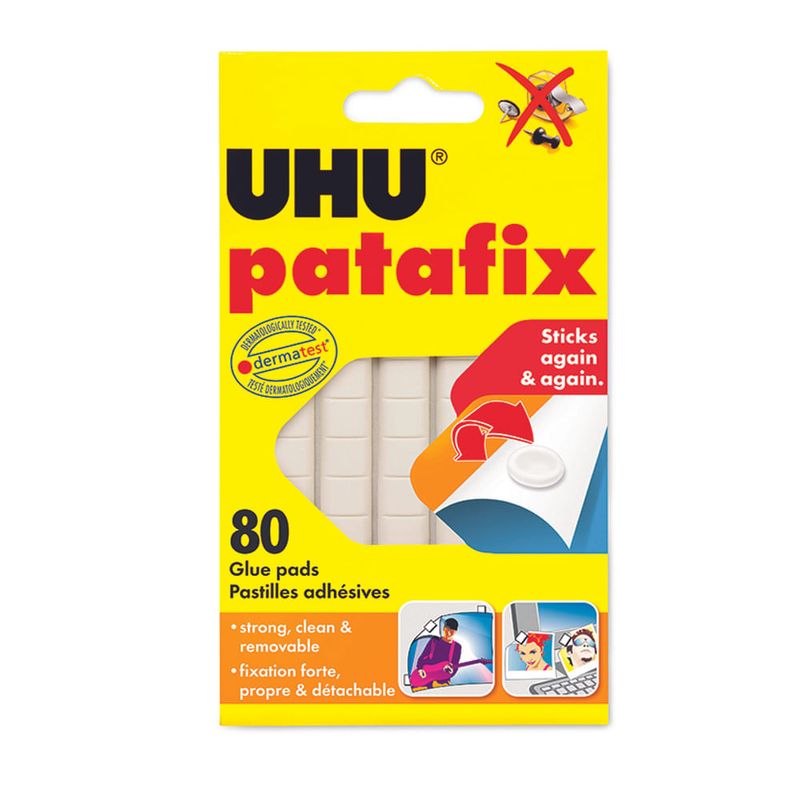 Tablete adezive UHU Patafix reutilizabile 80 bucati