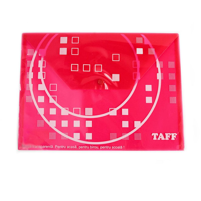 Mapa plastic Arhi Design, gen plic, A4, cu buton