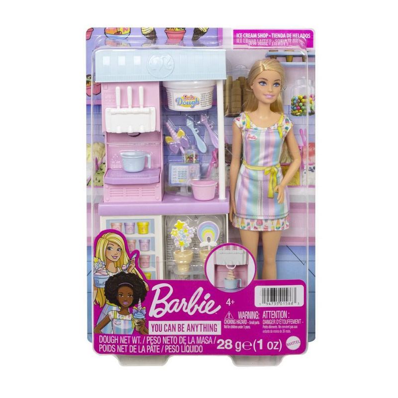 Set de joaca Barbie, magazinul de inghetata