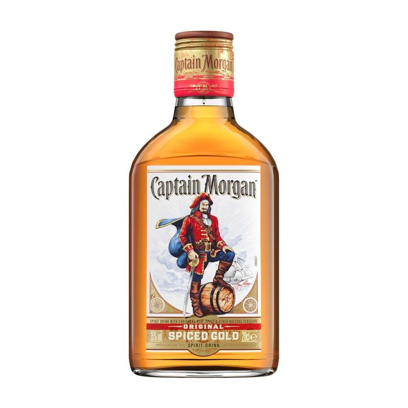 Rom Captain Morgan Gold, alcool 35%, 0.2 l