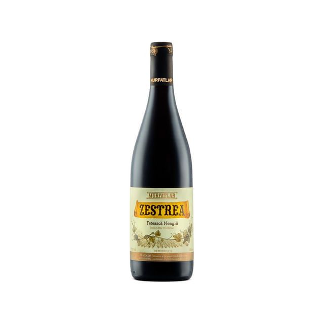 Vin rosu demidulce Zestrea Feteasca Neagra, 12% alcool, 0.75 l