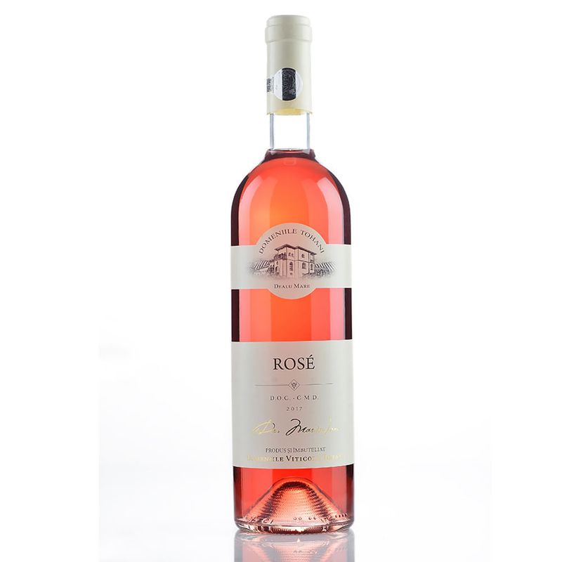 Vin roze demisec Domeniile Tohani, Cabernet Sauvignon, Merlot, 0.75 l