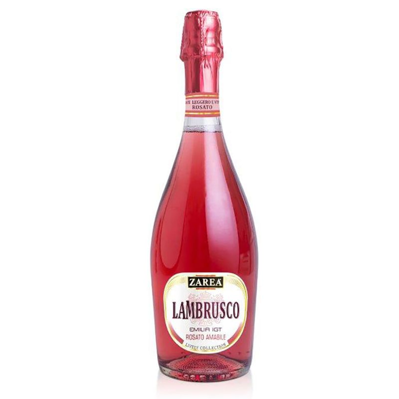 Vin spumant roze demidulce Zarea, Lambrusco, 0.75 l