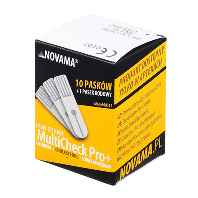 Teste de colesterol pentru Novama MultiCheck Pro+, BK-C2, 10 teste  cutie