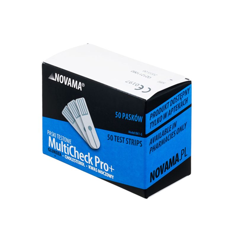 Teste glicemie pentru Novama MultiCheck Pro+, BK1-G, 50 teste  cutie