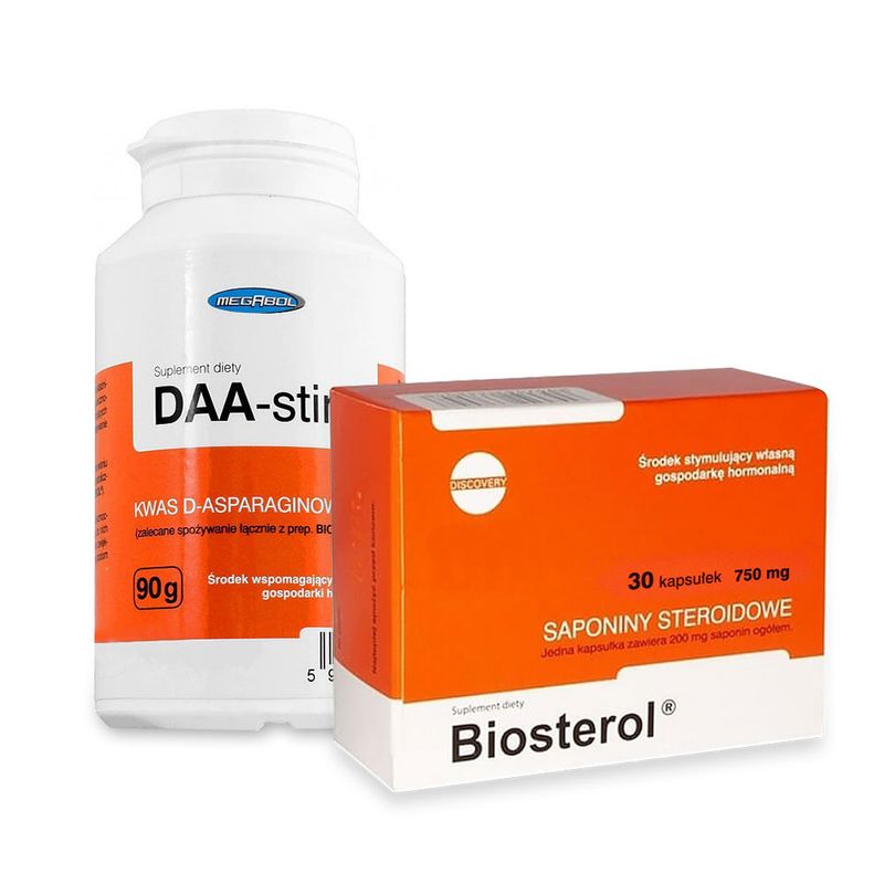 Pachet Megabol DAA-stin 90 g plus Biosterol 750 mg 30 cps