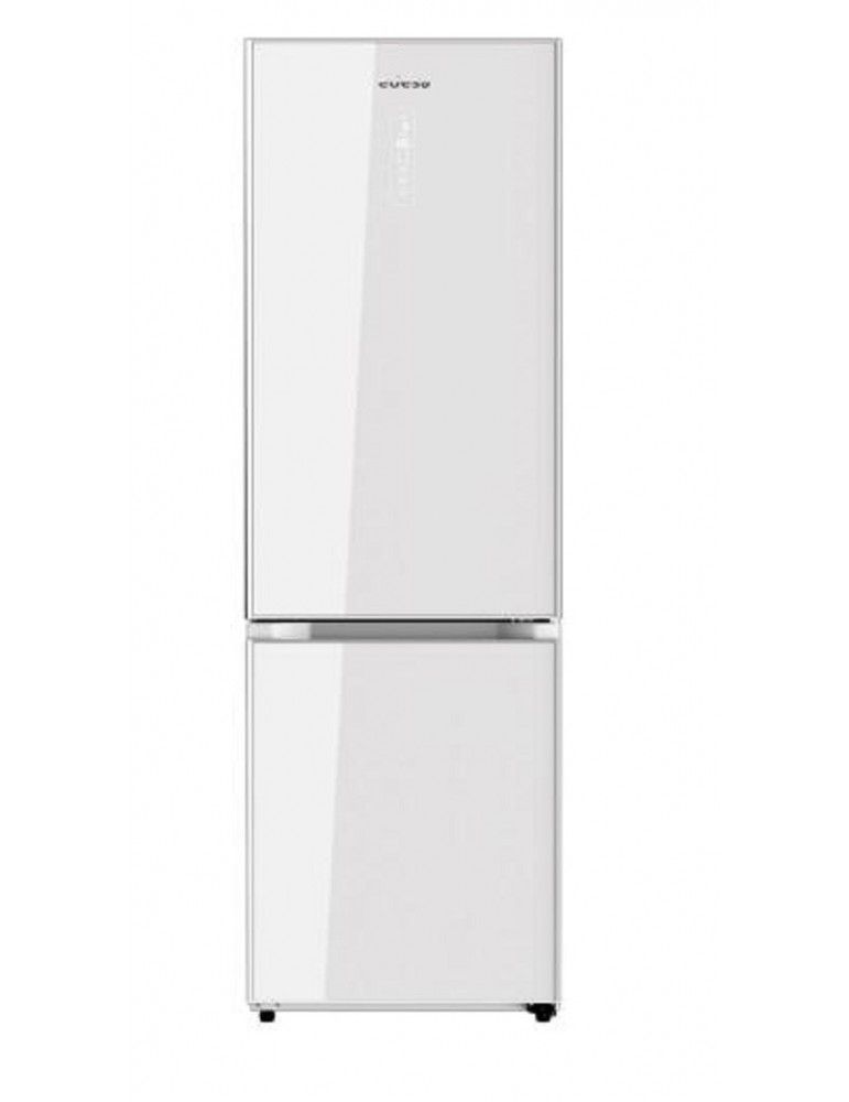 Combi Edesa, EFC-1832 DNF GWH, Sticla/Cristal, Dual NO-Frost, 188 cm, 60 cm, 226 kW, 295 L, A ++, Alb