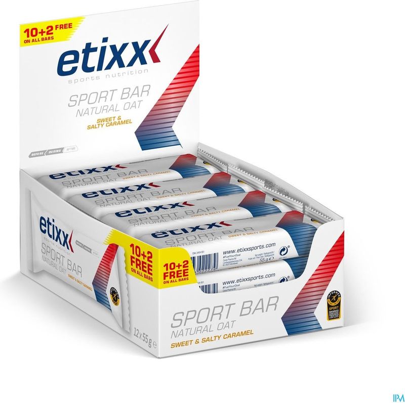  SPORT BAR  baton ovaz energetic 12×55 g  etixx sports nutrition