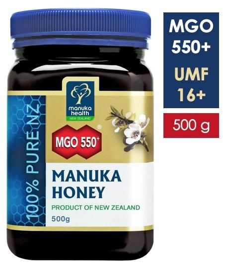 Miere de Manuka MGO 550+ UMF 16+ (500g) | Manuka Health Noua Zeelanda