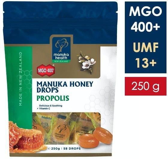 Bomboane miere de Manuka MGO 400+  : propolis+vit C - Manuka Health