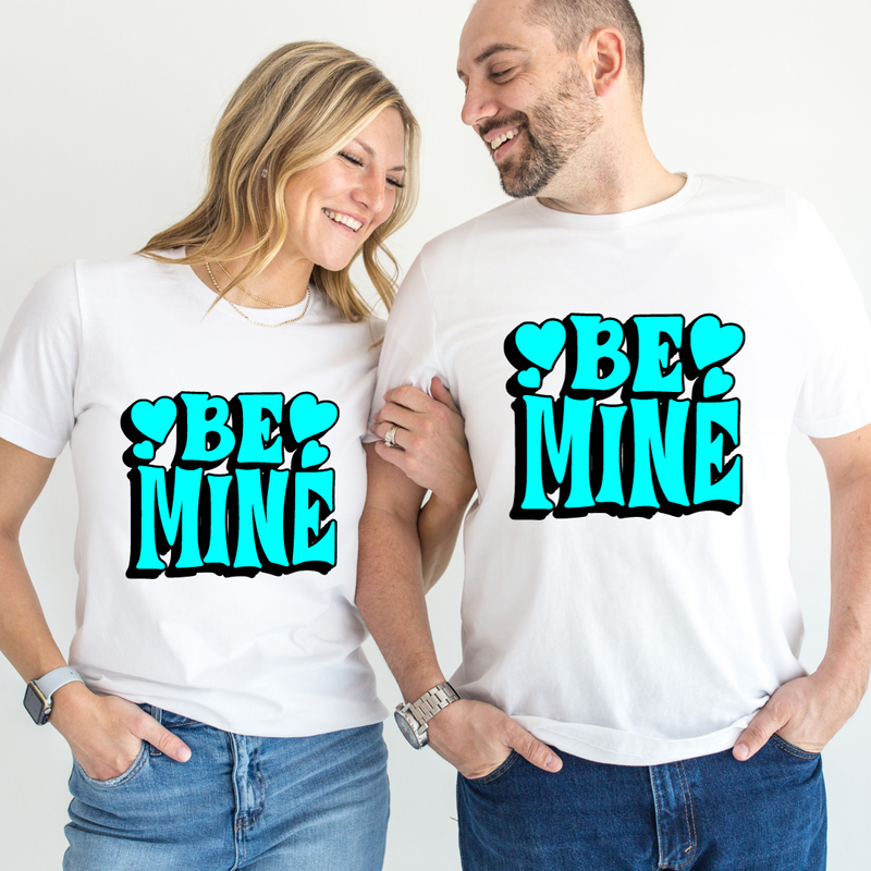 Set tricouri pentru cuplu personalizate Valentines Day VD2415 Be Mine