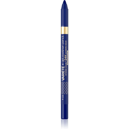 Eyeliner gel rezistent la apa Variete, Eveline Cosmetics culoare 03 Blue