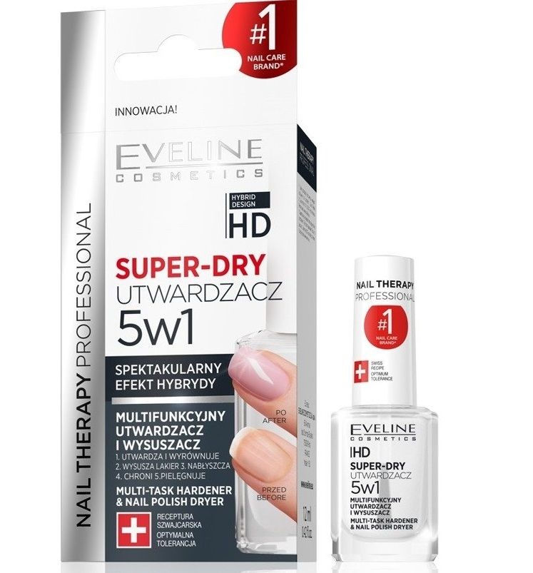 Tratament Eveline Super Dry 5in1 - TOP COAT