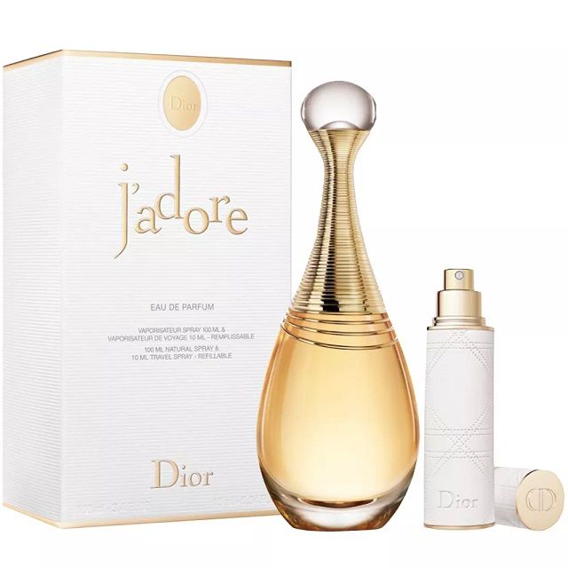 Apa de Parfum Christian Dior Jadore 100 ml + 10 ml, Femei, Travel Set