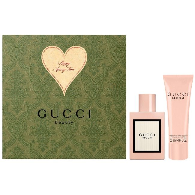 Set Apa de Parfum Gucci Bloom 50 ml + 50 ml Lotiune de corp, Femei