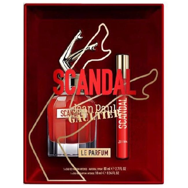Set Apa de Parfum Jean Paul Gaultier Scandal Le Parfum 80 ml + 10 ml, Femei