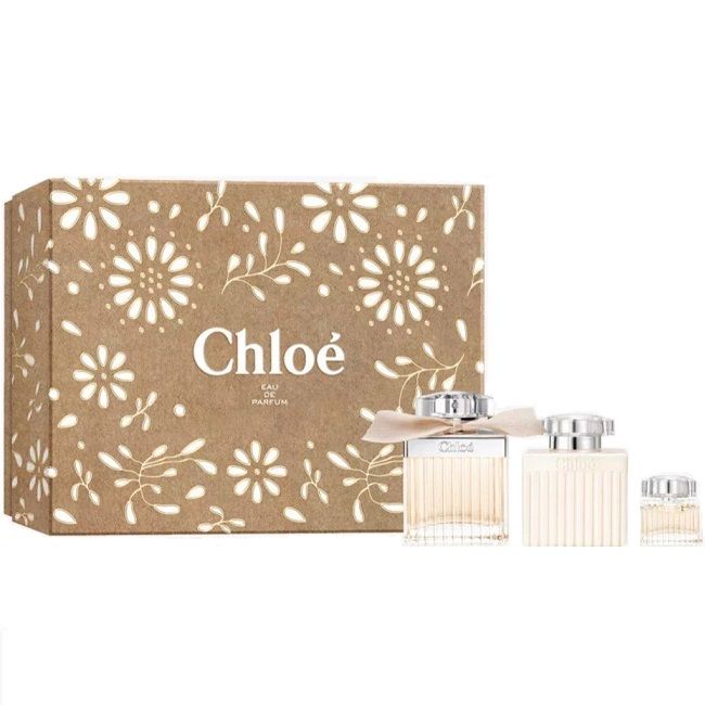 Set Apa de Parfum Chloe Chloe 75 ml + 5 ml + 100 ml Lotiune de corp, Femei