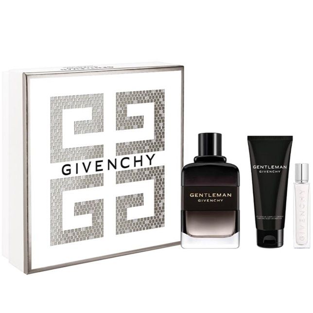 Set Apa de Parfum Givenchy Gentleman Boisee 100 ml + 12.5 ml + 75 ml Gel de dus, Barbati