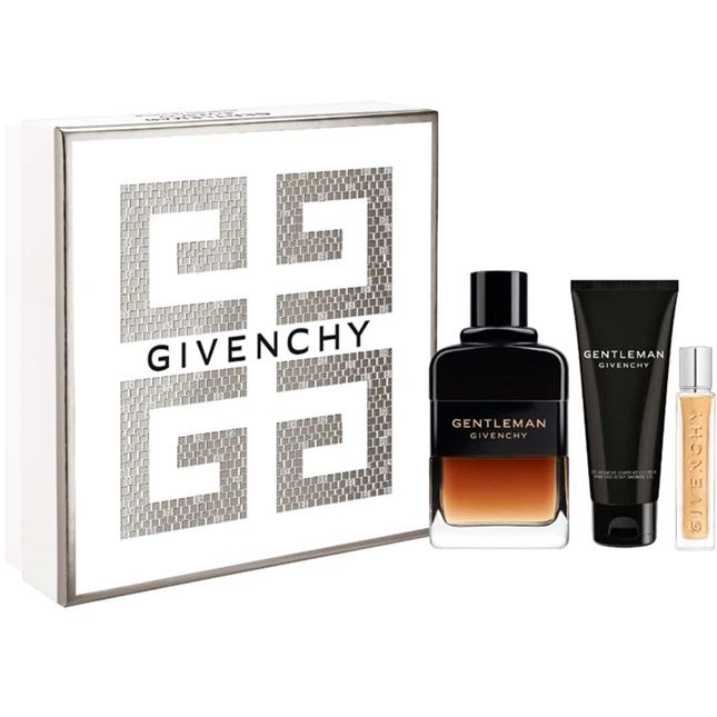 Set Apa de Parfum Givenchy Gentleman Reserve Privee 100 ml + 12,5 ml + 75 ml Gel de dus, Barbati