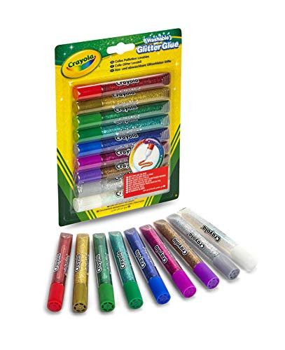 Lipici cu sclipici,Crayola,Lavabil,9 culori
