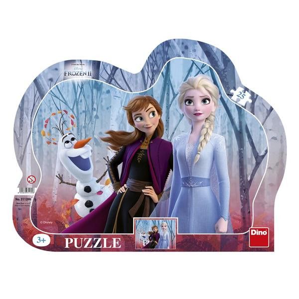 Puzzle Dino pe Placa Frozen 2- 25 piese