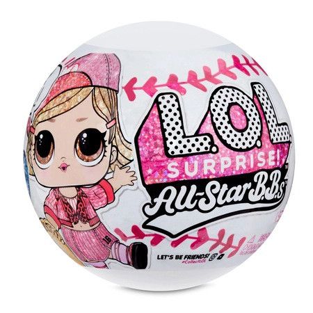 Papusa LOL Surprise All Star B.B.s - Baseball, 8 Surprize, S1, Pink
