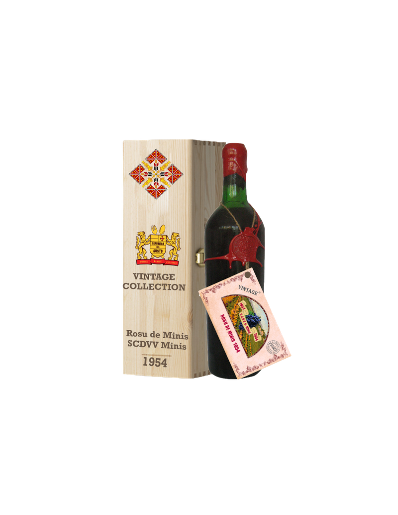 Vin de vinoteca - Rosu de Minis 1954, Minis, 0.75L
