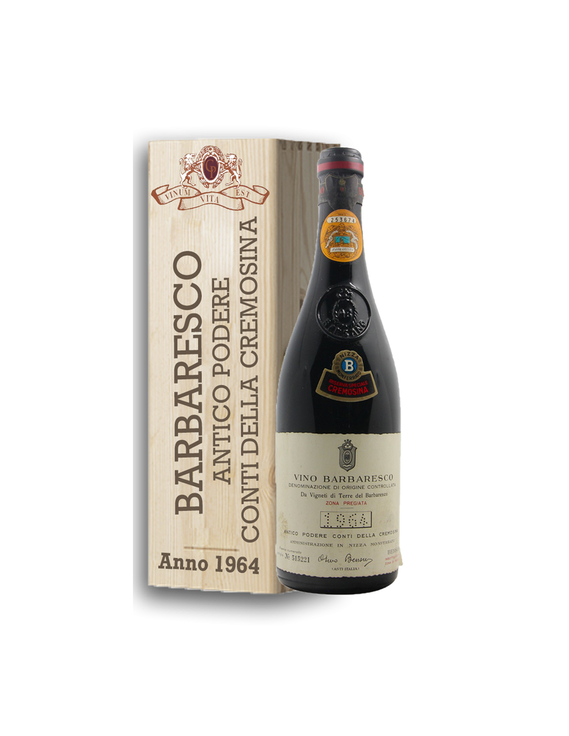 Vin de vinoteca 1964 - Bersano Cremosina, 0.75l, Italia